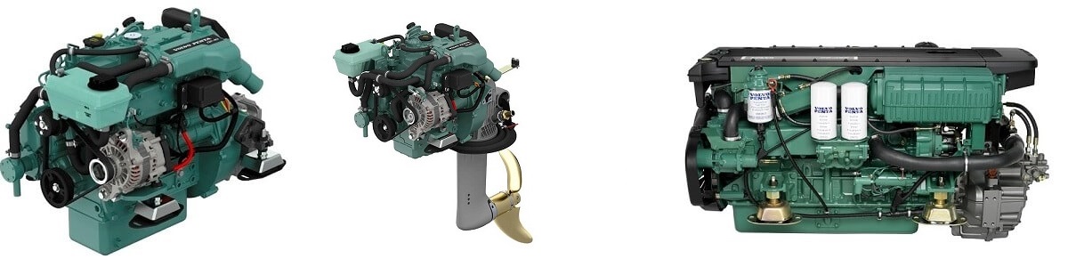 Volvo Penta replacement diesel yacht engines, Falmouth Yacht Brokers