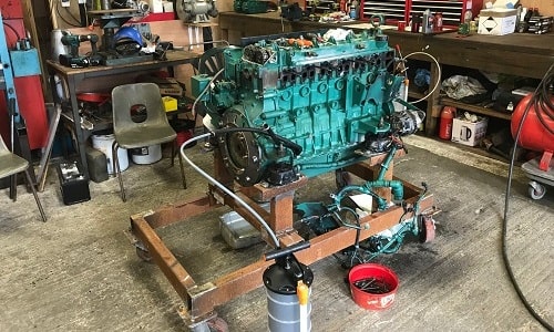 Volvo Penta Engine Rebuild, Cornwall